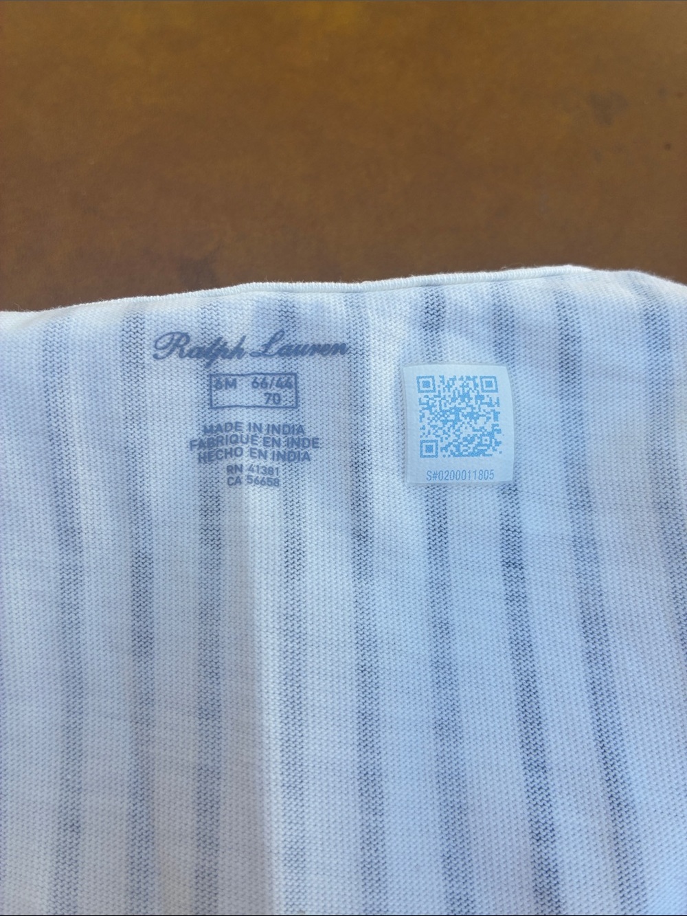 Ralph Lauren Baby Boy Striped Cotton Henley Shortall 6M - Picture 6 of 12